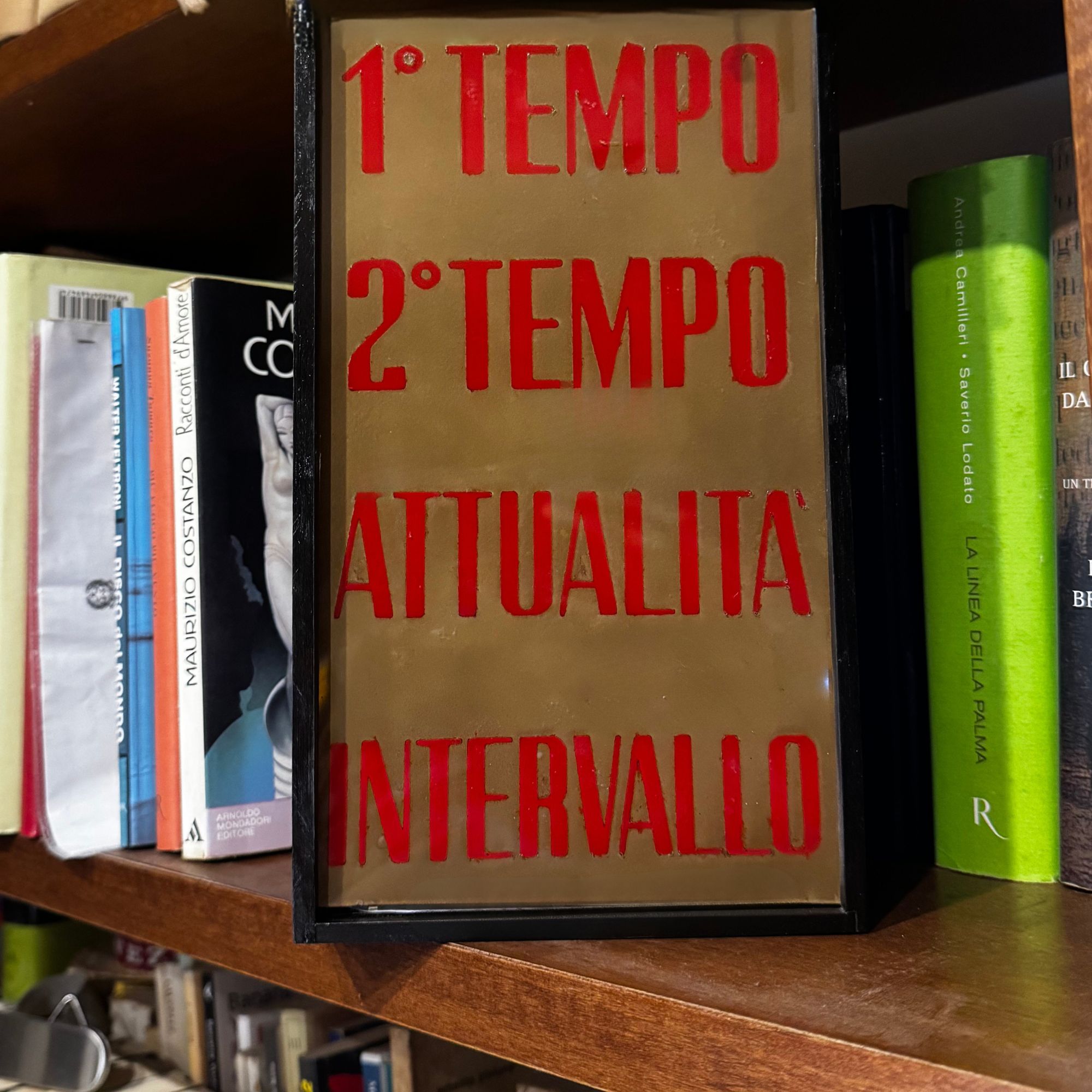 INSEGNA LUMINOSA 1° TEMPO — 2° TEMPO — ATTUALITÀ — INTERVALLO - immagine 2