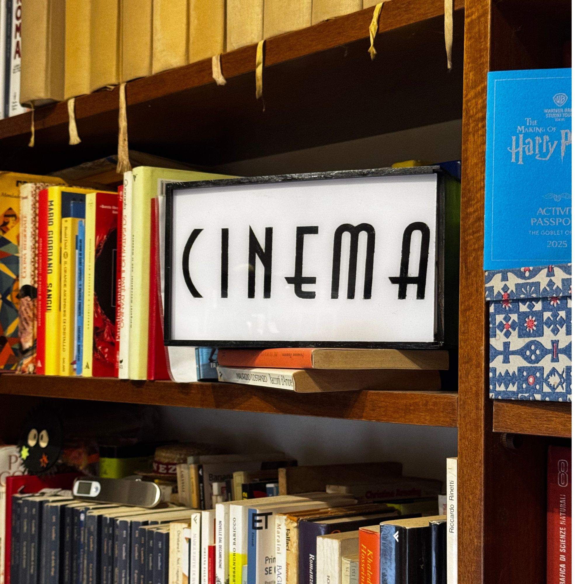 CINEMA — INSEGNA LUMINOSA nera - immagine 2