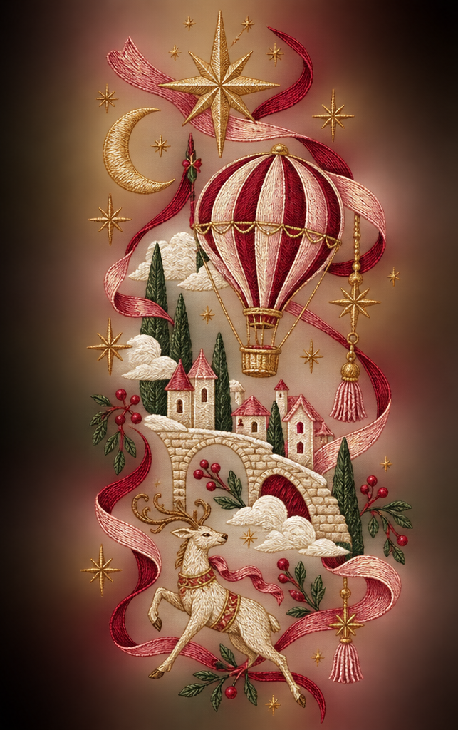 The Christmas Keepsake — Burgundy