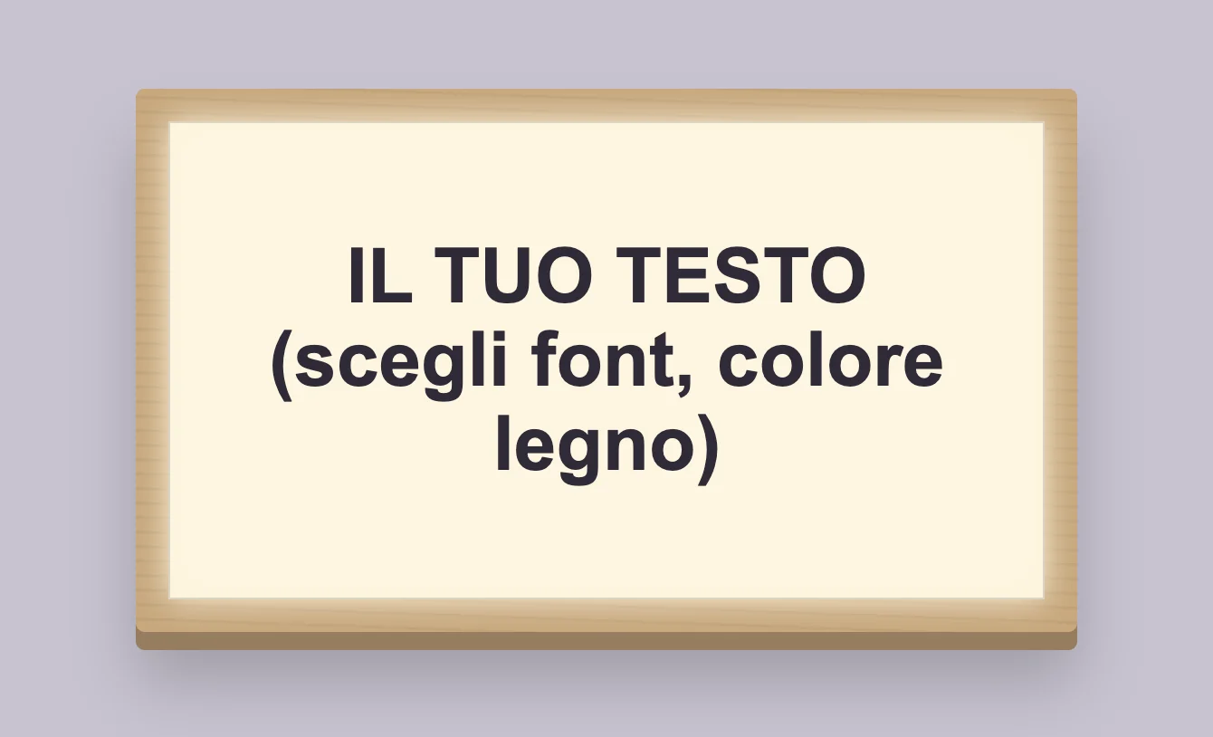 LA TUA INSEGNA LUMINOSA